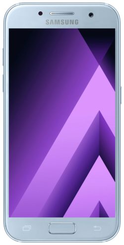 Sim Free Samsung A3 2017 Mobile Phone - Blue Mist.